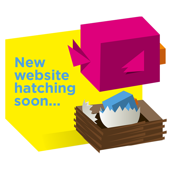 New Website Hatching Soon - with text